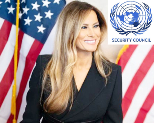 मेलानिया ट्रंप संयुक्त राष्ट्र सुरक्षा परिषद सहिष्णुता और विश्व शांति को बढ़ावा देने में शिक्षा की भूमिका विषयक बैठक की अध्यक्षता करेंगी