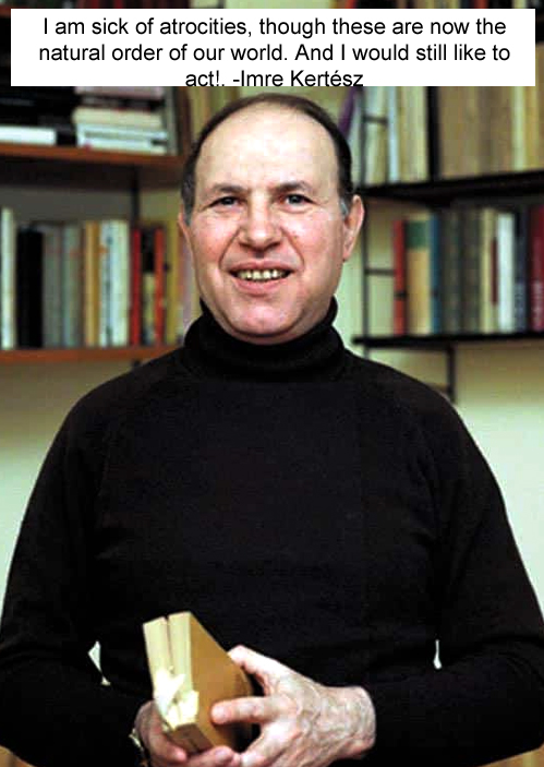 Imre Kertész Hungarian author and recipient of 2002 Nobel Prize in Literature for writing that upholds the fragile experience of the individual against the barbaric arbitrariness of history