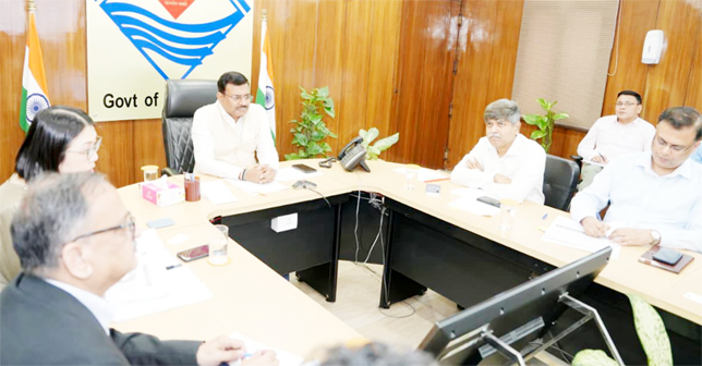 09-04-2026 Dehradun Chief Secretary Anand Bardhan requested the Asian Development Bank for assistance in various construction works like bridges, roads, skill centres etc