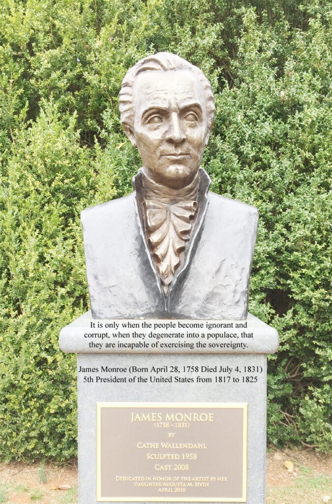 James Monroe Founding Father, 5th President of the United States Born April 28, 1758 Virginia dynasty Died July 4, 1831