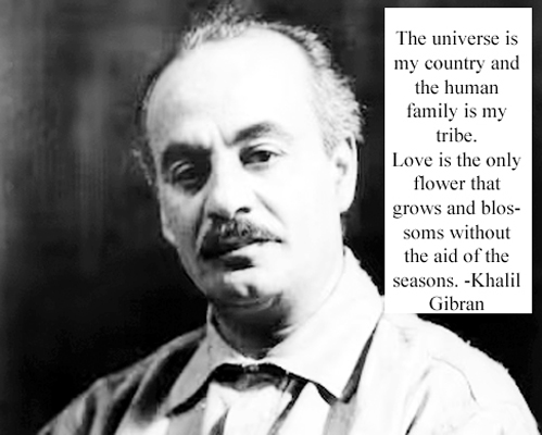 Kahlil Gibran Lebanese American writer, poet visual artist, Modern Arabic literature considered a philosopher Born 6 January 1883, Bsharri, Lebanon Died 10 April 1931 St. Vincent's Hospital New York