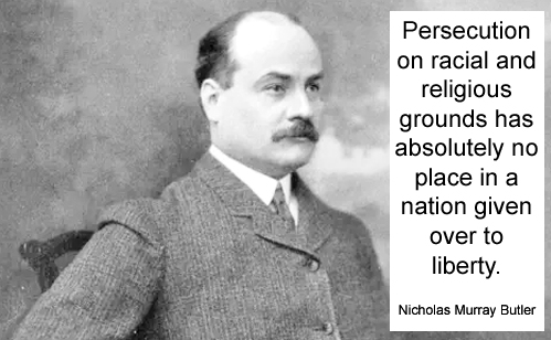Nicholas Murray Butler American philosopher, diplomat, educator, president of Columbia University Carnegie Endowment for International Peace recipient of Nobel Peace Prize