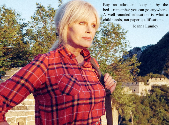 Dame Joanna Lamond Lumley British British actress, presenter, author, television producer, activist and model Born 1 May 1946 Srinagar, Jammu and Kashmir