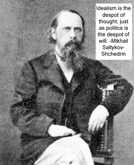 Mikhail Saltykov Shchedrin major Russian writer and satirist of 19th century civil servant in various capacities born 27 January 1826 Died 10 May 1889