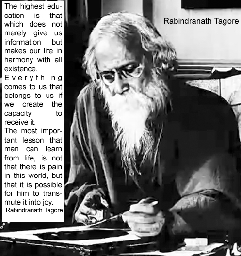 Rabindranath Tagore Nobel Prize laureate Bengali polymath poet, writer, playwright, composer, philosopher, social reformer, painter Bengal Renaissance period orn 7 May 1861 Kolkata