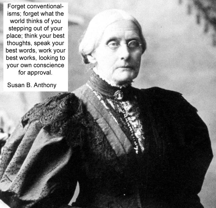 Susan B. Anthony American social reformer, women's rights activist pivotal role in women's suffrage movement anti-slavery petitions at age 17 New York state agent for american Anti-Slavery Society