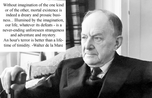 Walter de la Mare English poet, short story writer and novelist Seaton's Aunt The Listeners born 25 April 1873 died 22 June 1956 Twickenham