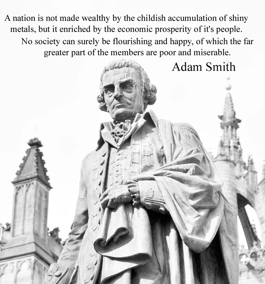 Adam Smith Scottish economist and philosopher pioneer in political economy figure Scottish Enlightenment died 17 July 1790 Edinburgh, Scotland