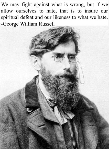 George William Russell Irish writer, editor, critic, poet, painter and Irish nationalist writer on mysticism and central figure group of devotees of theosophy died 17 July 1935