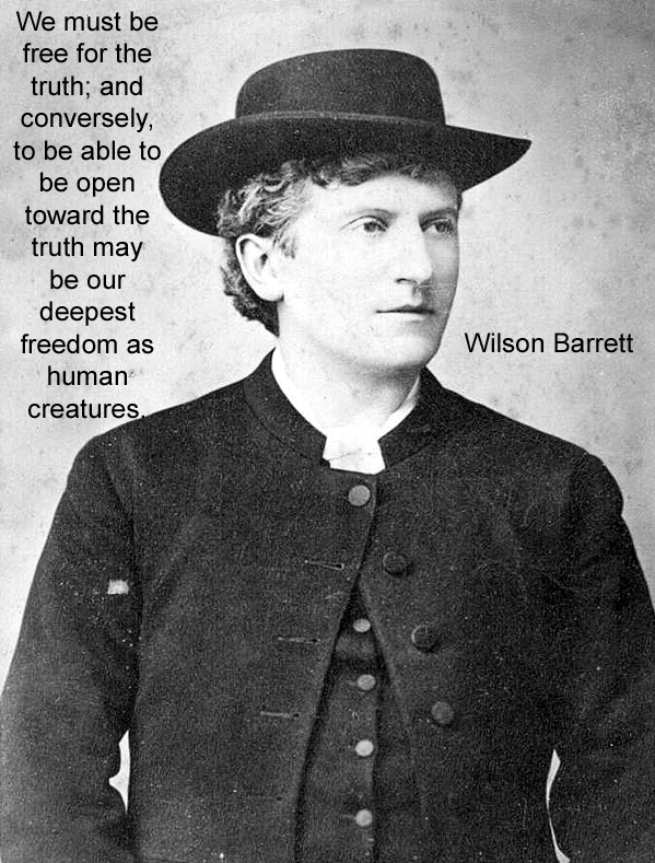 Wilson Barrett English manager, actor, playwright largest crowds of English theatregoers ever success with melodrama Born 18 February 1846 died 22 July 1904 London