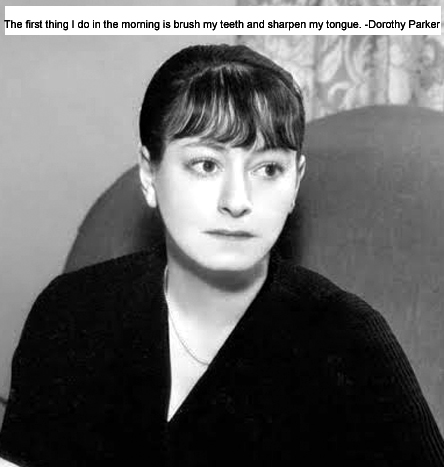 Dorothy Parker American poet, literary critic and fiction write born 22 August 1893 Long Branch, New Jersey