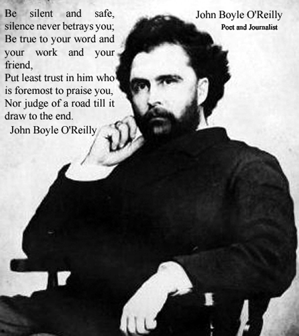 John Boyle OReilly Irish poet, journalist, author, activist