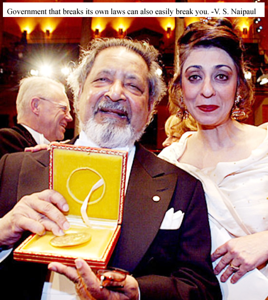 Sir Vidiadhar Surajprasad Naipaul Nobel Prize Winner British writer born 17 August 1932 Chaguanas, Trinidad and Tobago died 11 August 2018 London