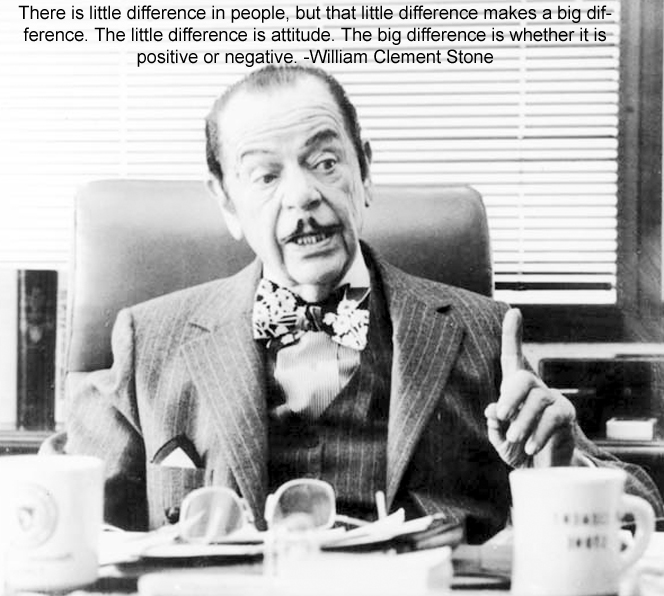 William Clement Stone famous American businessman, philanthropist New Thought self-help book author 4 May 1902 Chicago, Illinois 3 September 2002