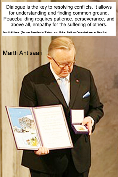 Martti Ahtisaari Finnish politician, diplomat Tanzania Former President of Finland, United Nations Commissioner for Namibia, Kosovo status born 23 June 1937 died 16 October 2023 Helsinki