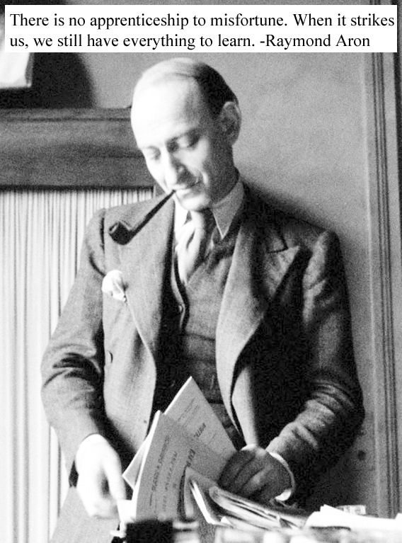 Raymond Aron foremost political and social theorist of post World War II France journalist in Le Figaro born 14 March 1905 died 17 October 1983
