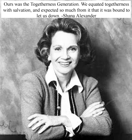 Shana Alexander American journalist Author first woman staff writer and columnist of Life magazine Point-Counterpoint Born 6 Oct 1925 New York, United States